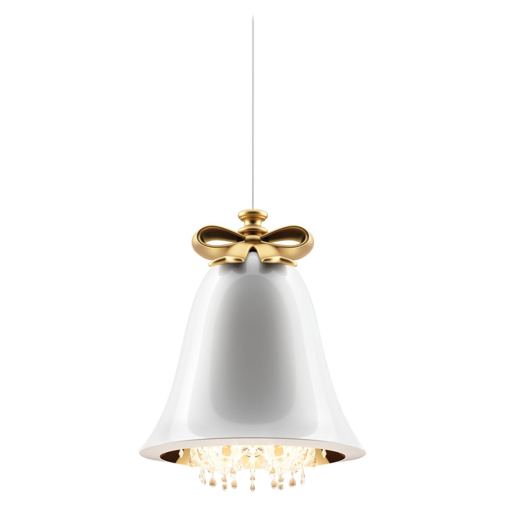 Weißer Mabelle-Kronleuchter in Weiß, entworfen von Marcel Wanders Studio, hergestellt in Italien