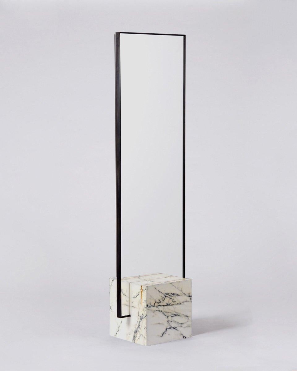 mirror stand marble