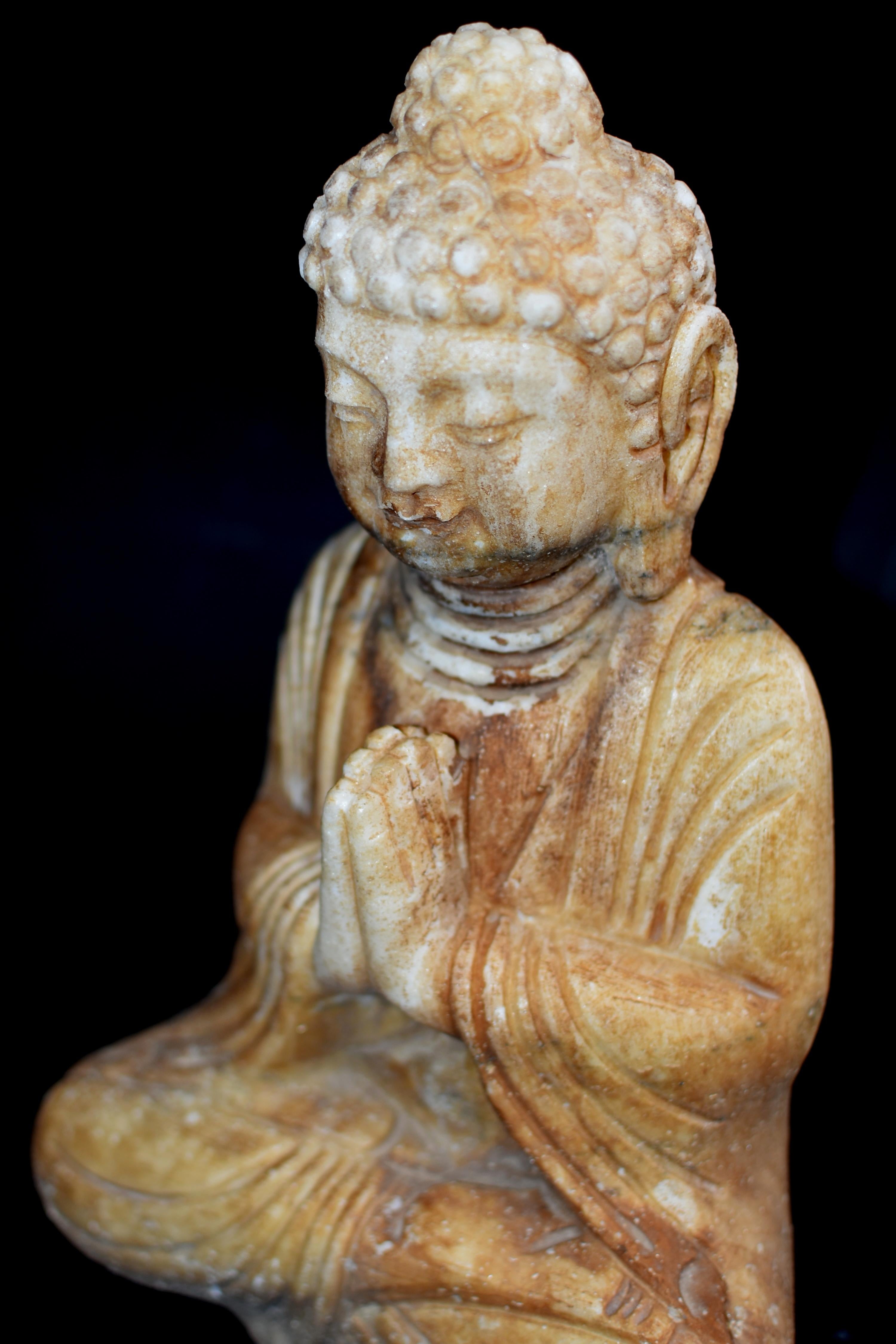 White Marble Buddha Statue For Sale 4