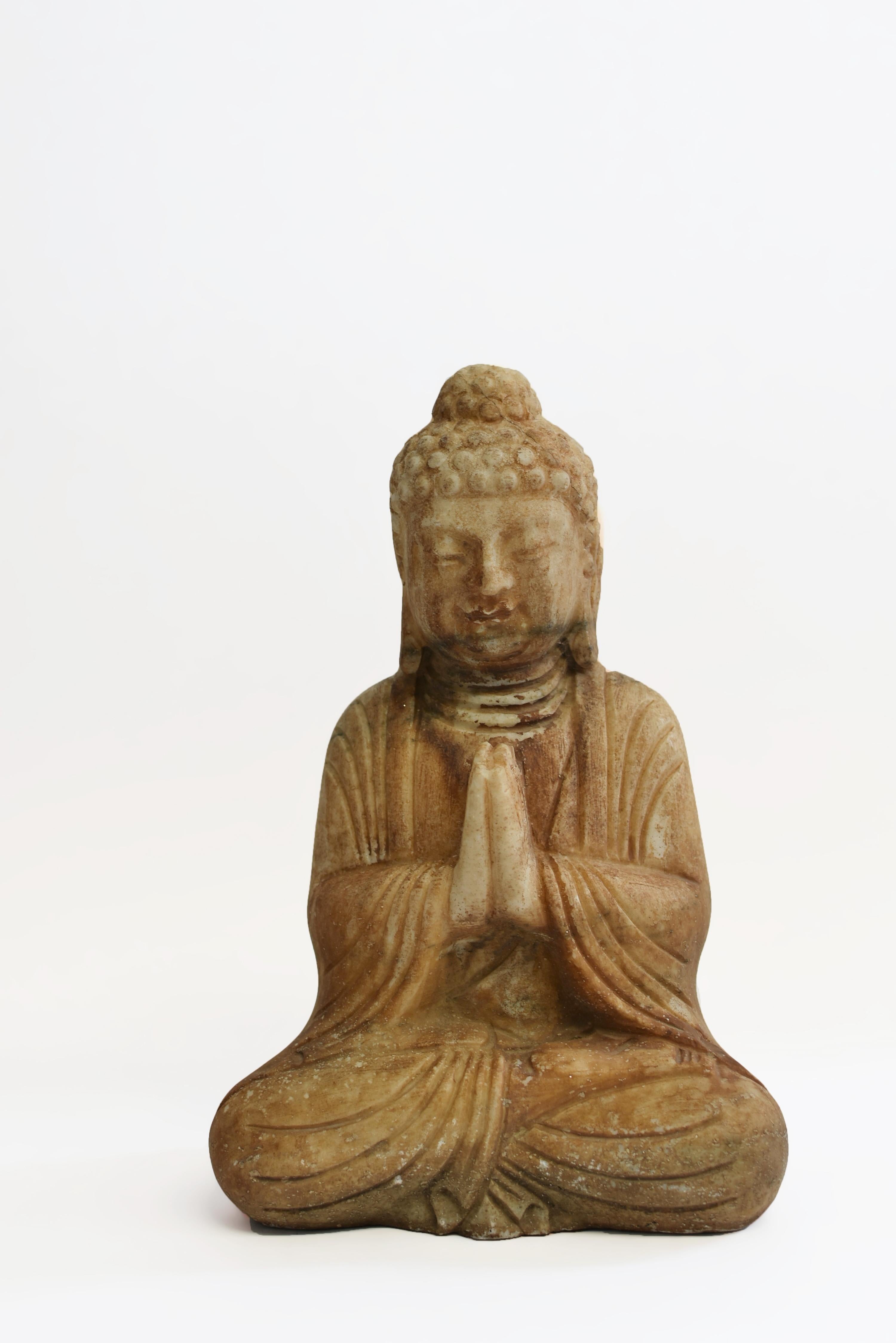 White Marble Buddha Statue For Sale 9