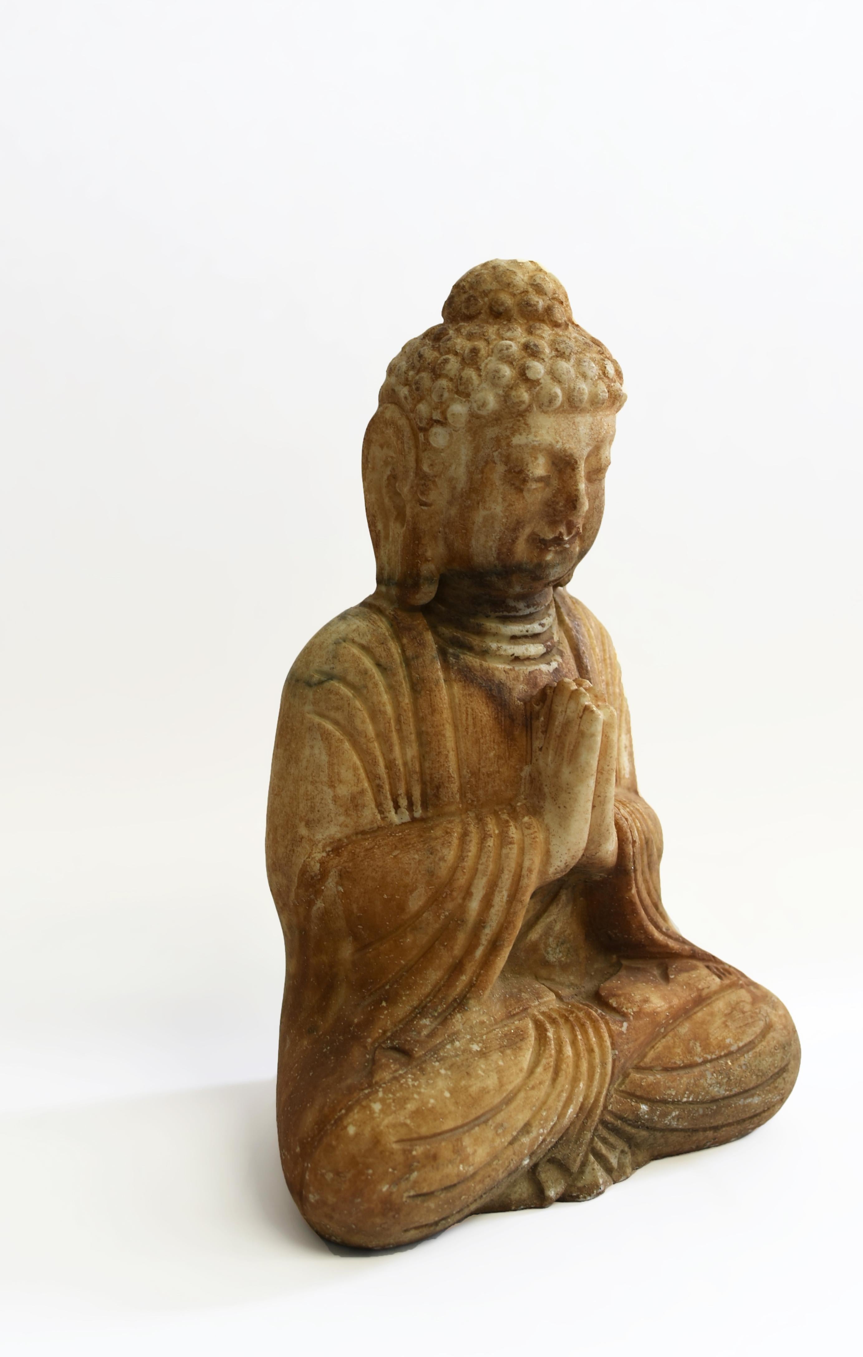 White Marble Buddha Statue For Sale 11
