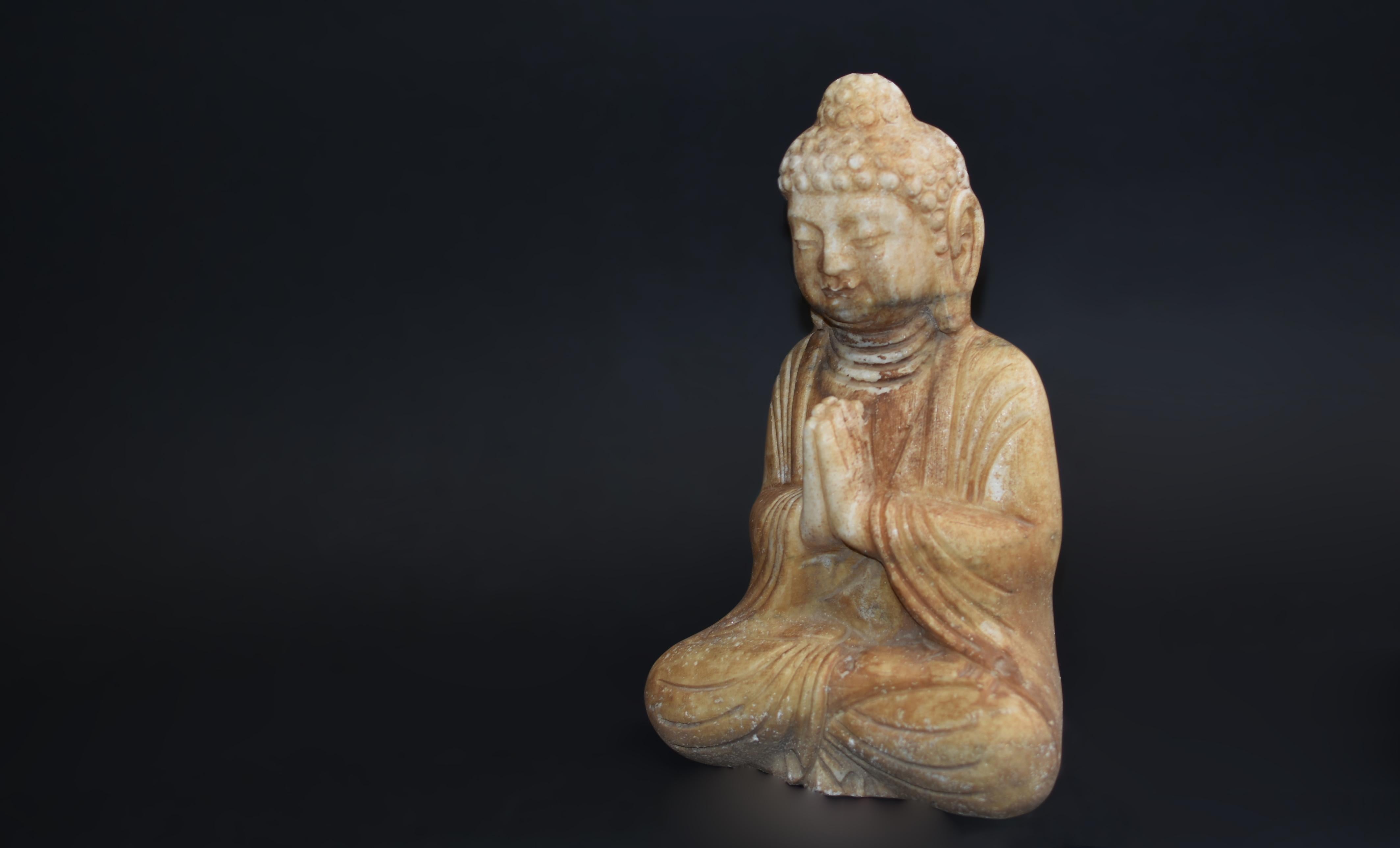 White Marble Buddha Statue For Sale 1