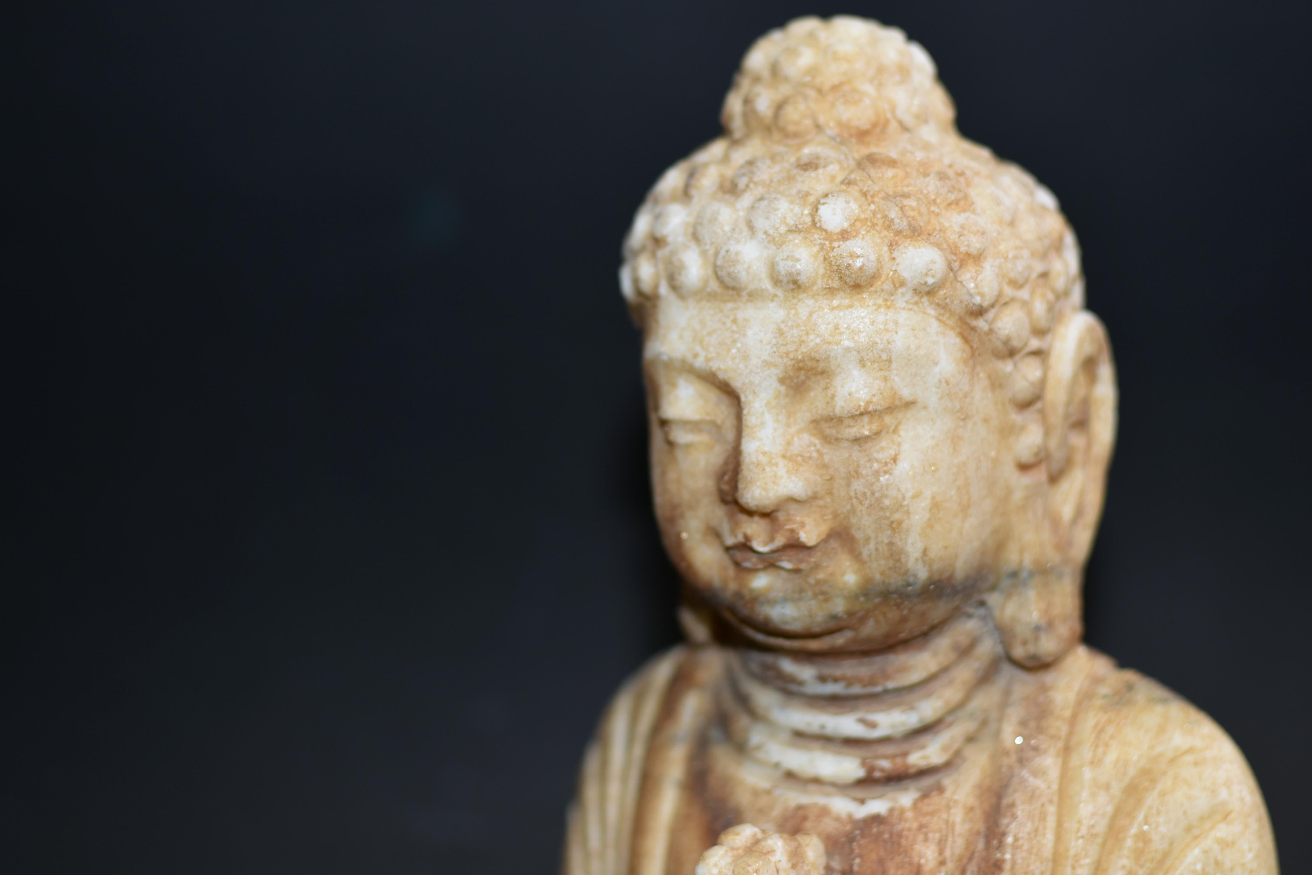 White Marble Buddha Statue For Sale 2