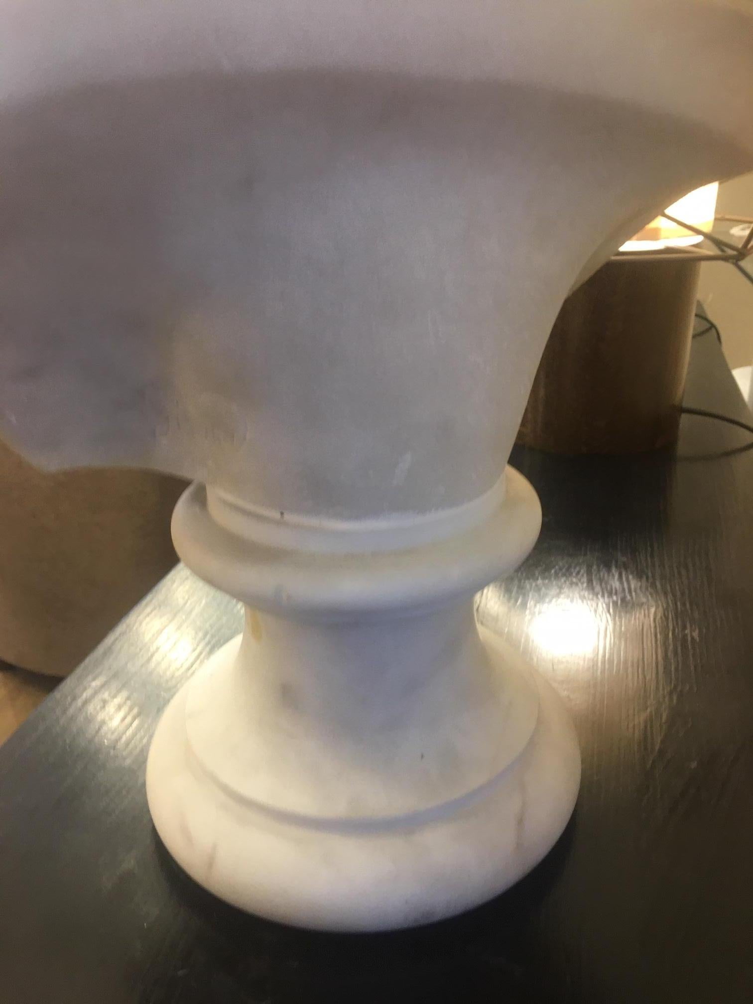 White Marble Bust De Carrare, 19th, Signed Girard 13