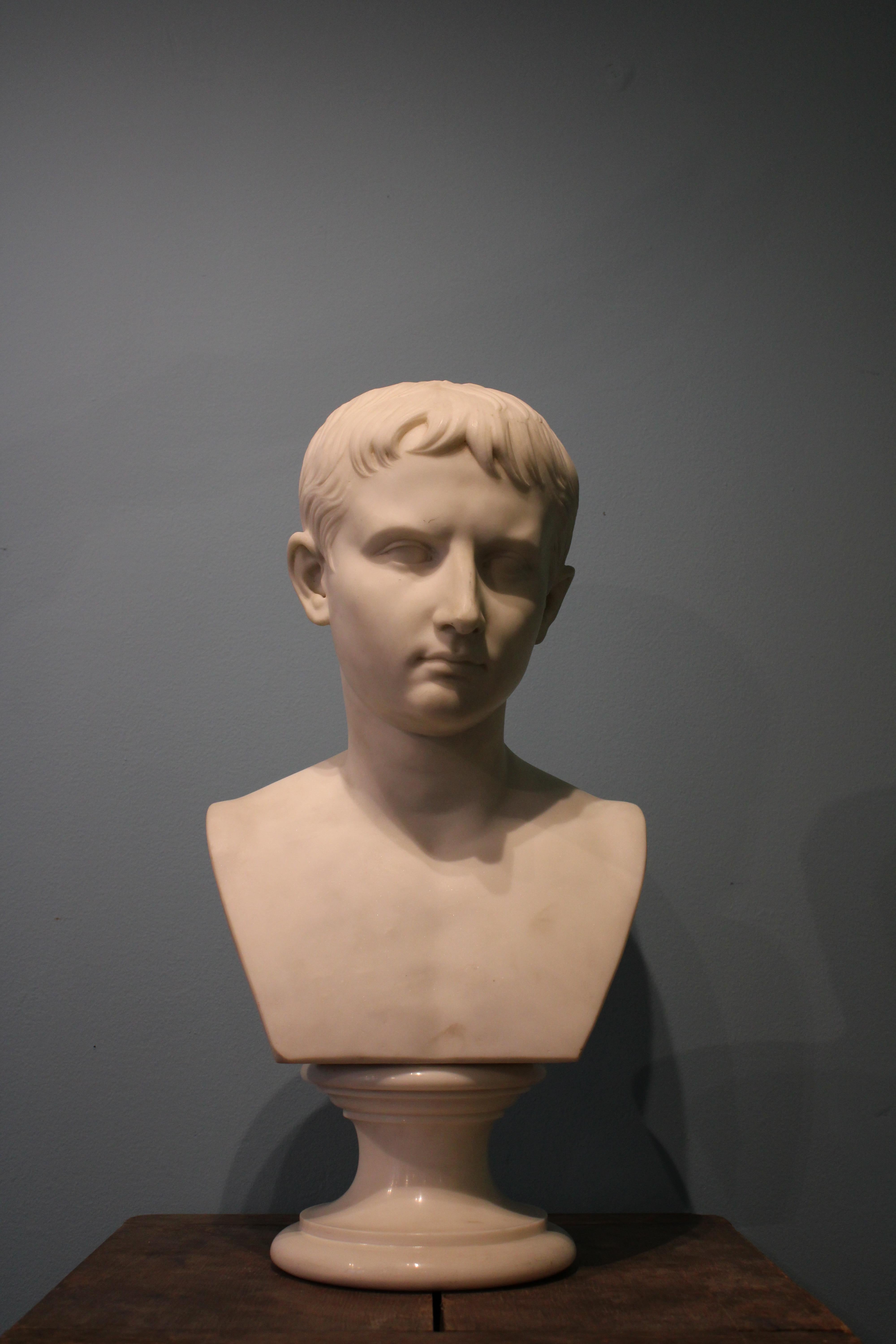 White Marble Bust 1