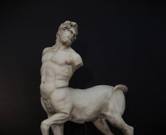 White Marble Centaur Sculpture