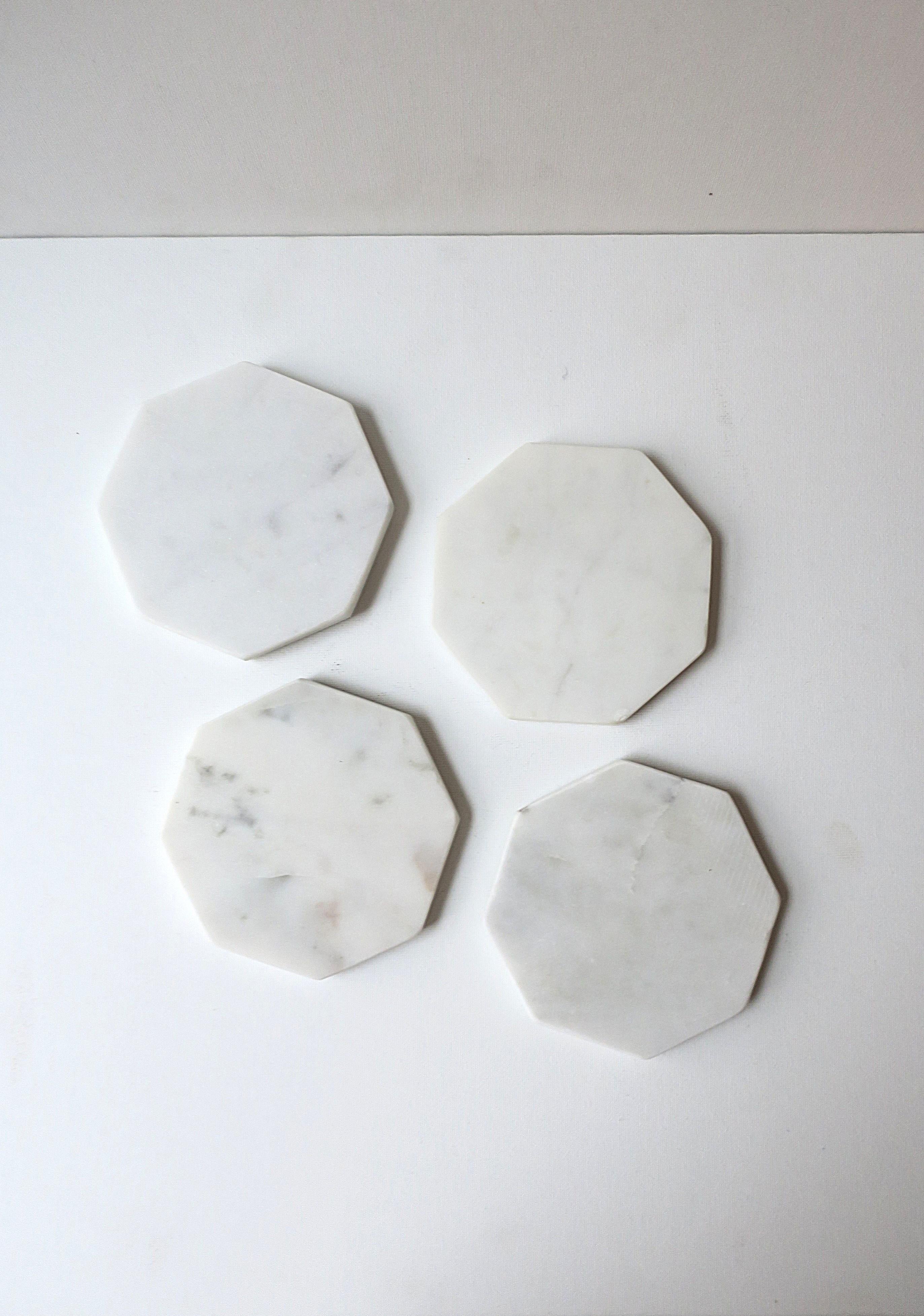White Marble Coasters For Sale 1