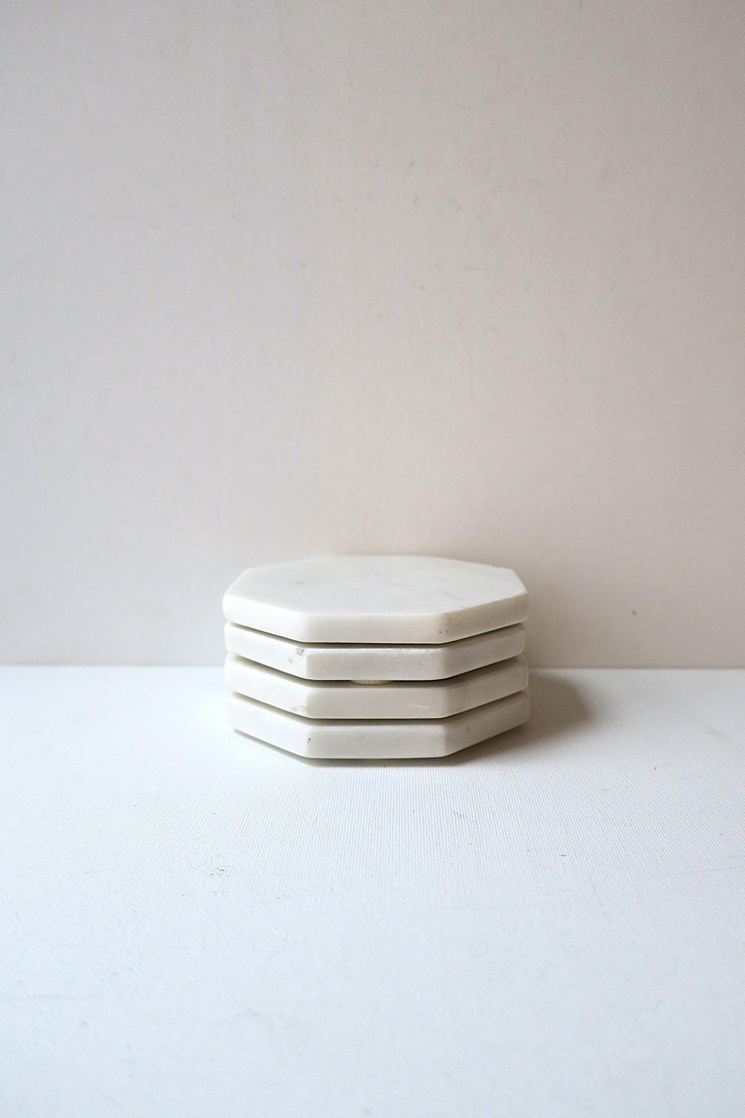 White Marble Coasters For Sale 3