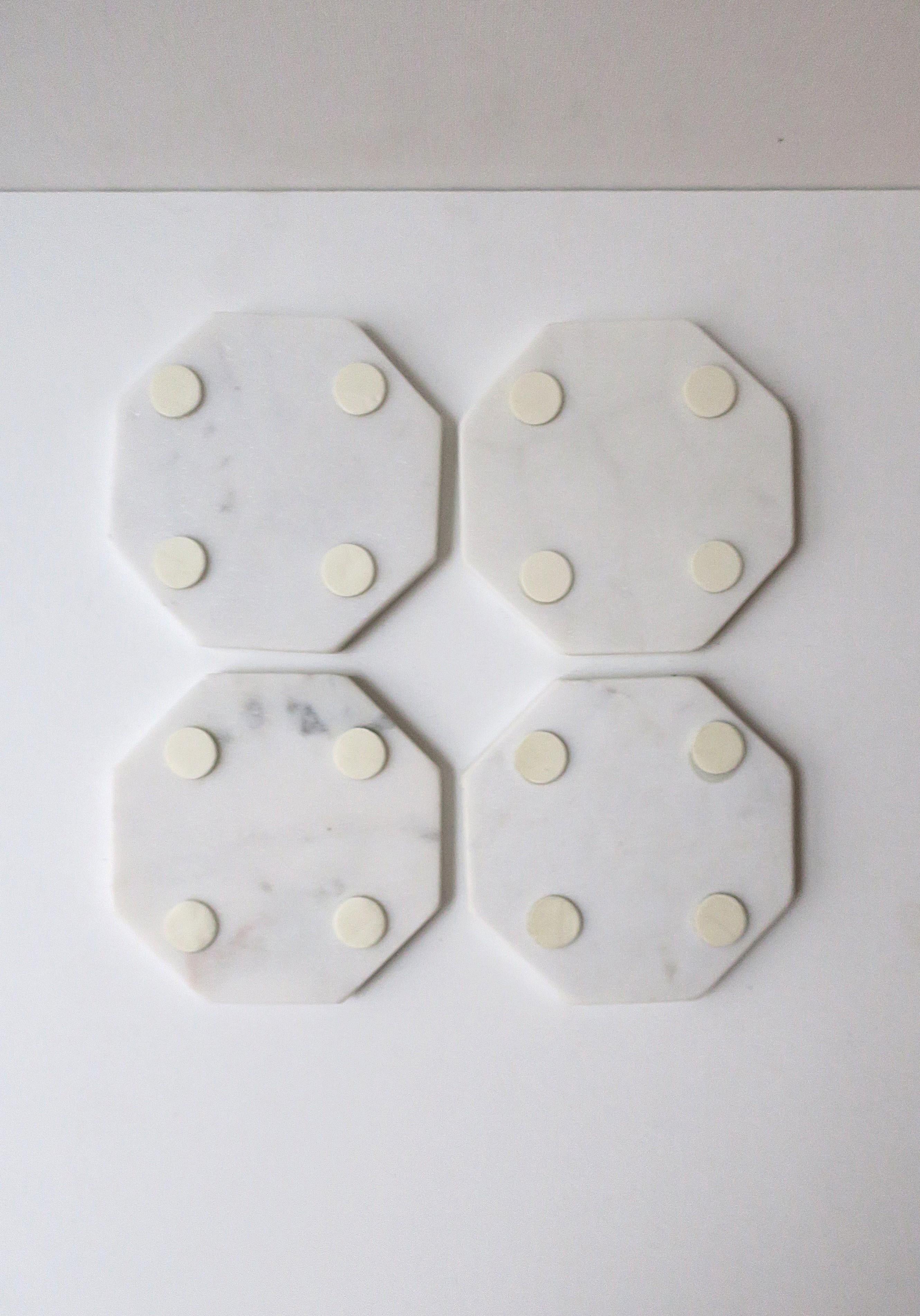 White Marble Coasters For Sale 4