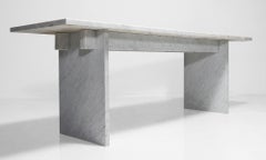 Marble Fishmonger Table, France circa 1930