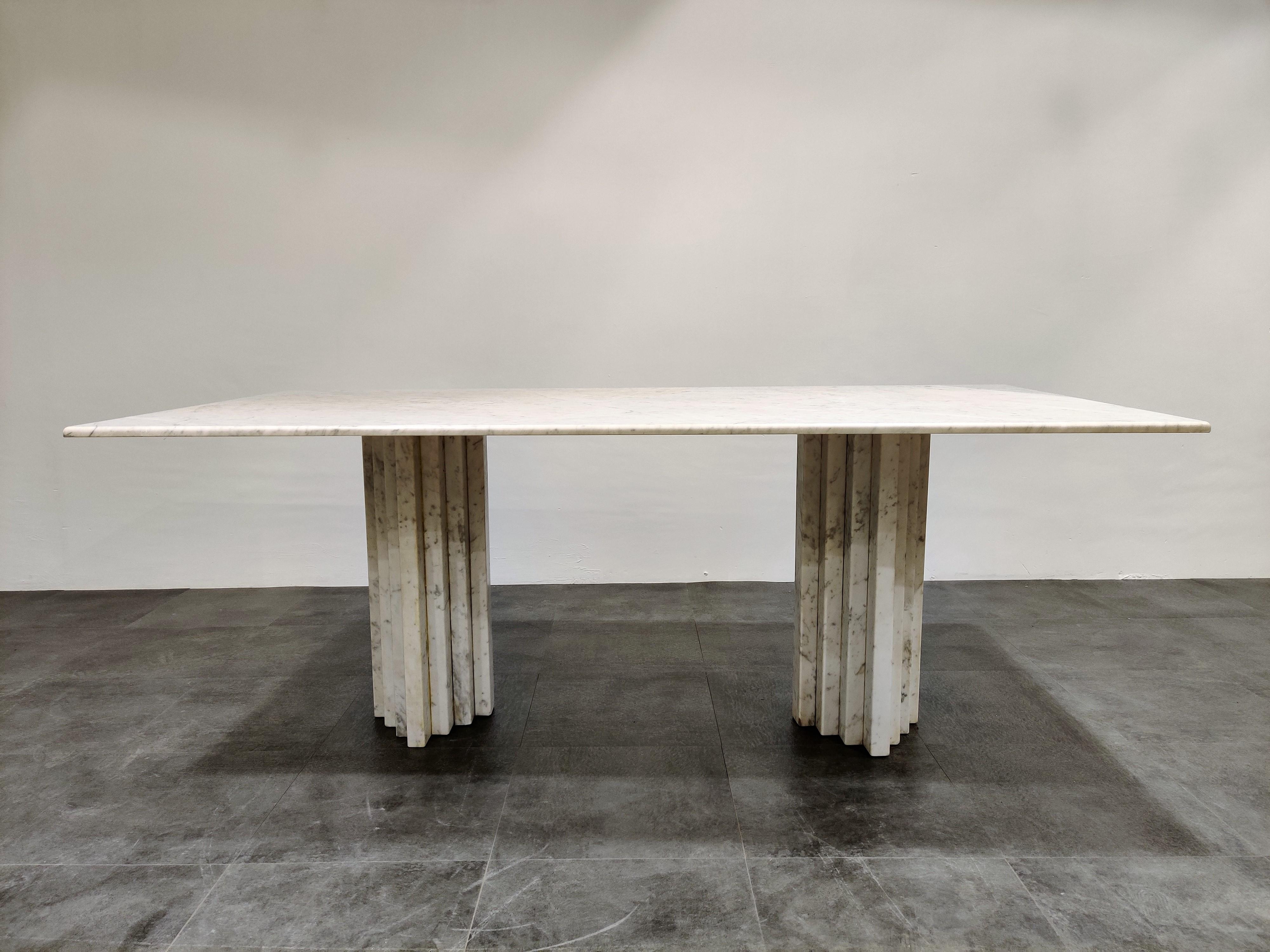 second hand marble dining table