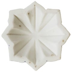 White Marble Dish or Vide-Poche Catchall