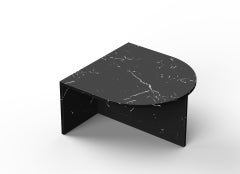 Couchtisch „Fifty Oblong“ aus weißem Marmor, Sebastian Scherer