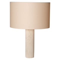 Lampe de bureau Fluta en marbre blanc par Simone & Marcel