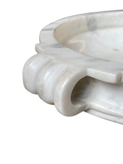 White Marble Handled Bowl, India, Contemporary