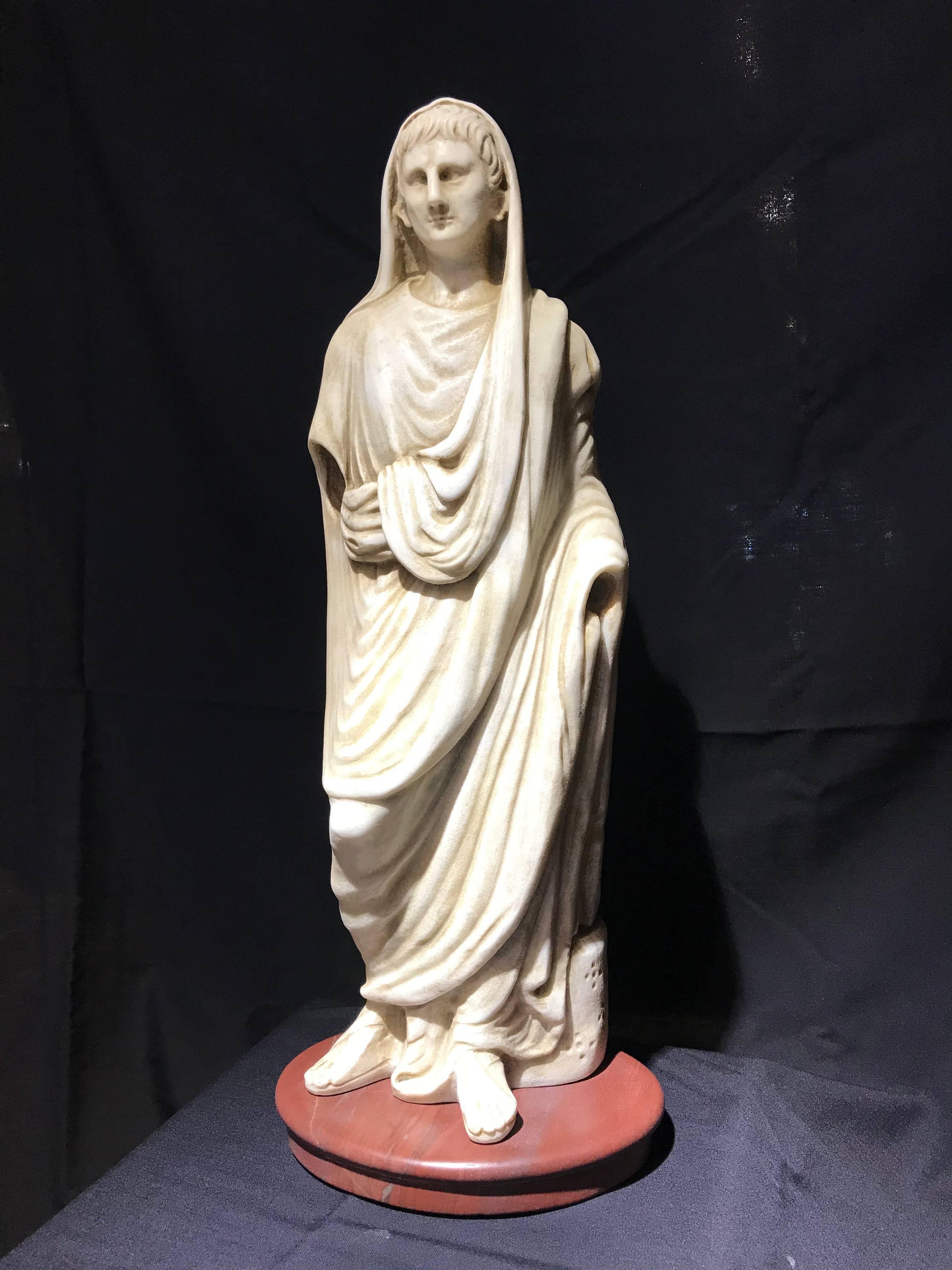 augustus pontifex maximus statue
