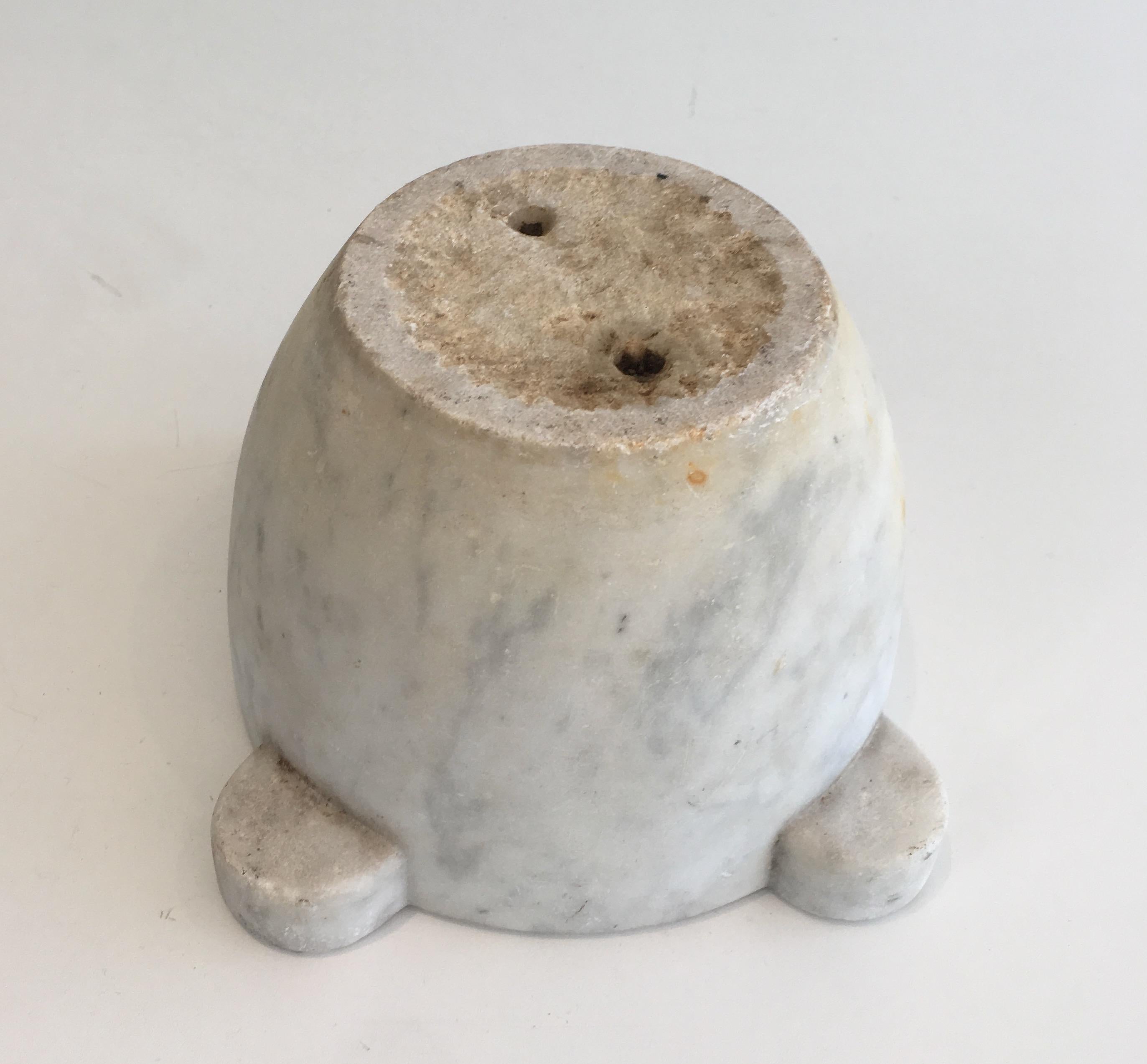 White Marble Mortar with Pestle, French, 18th Century 8