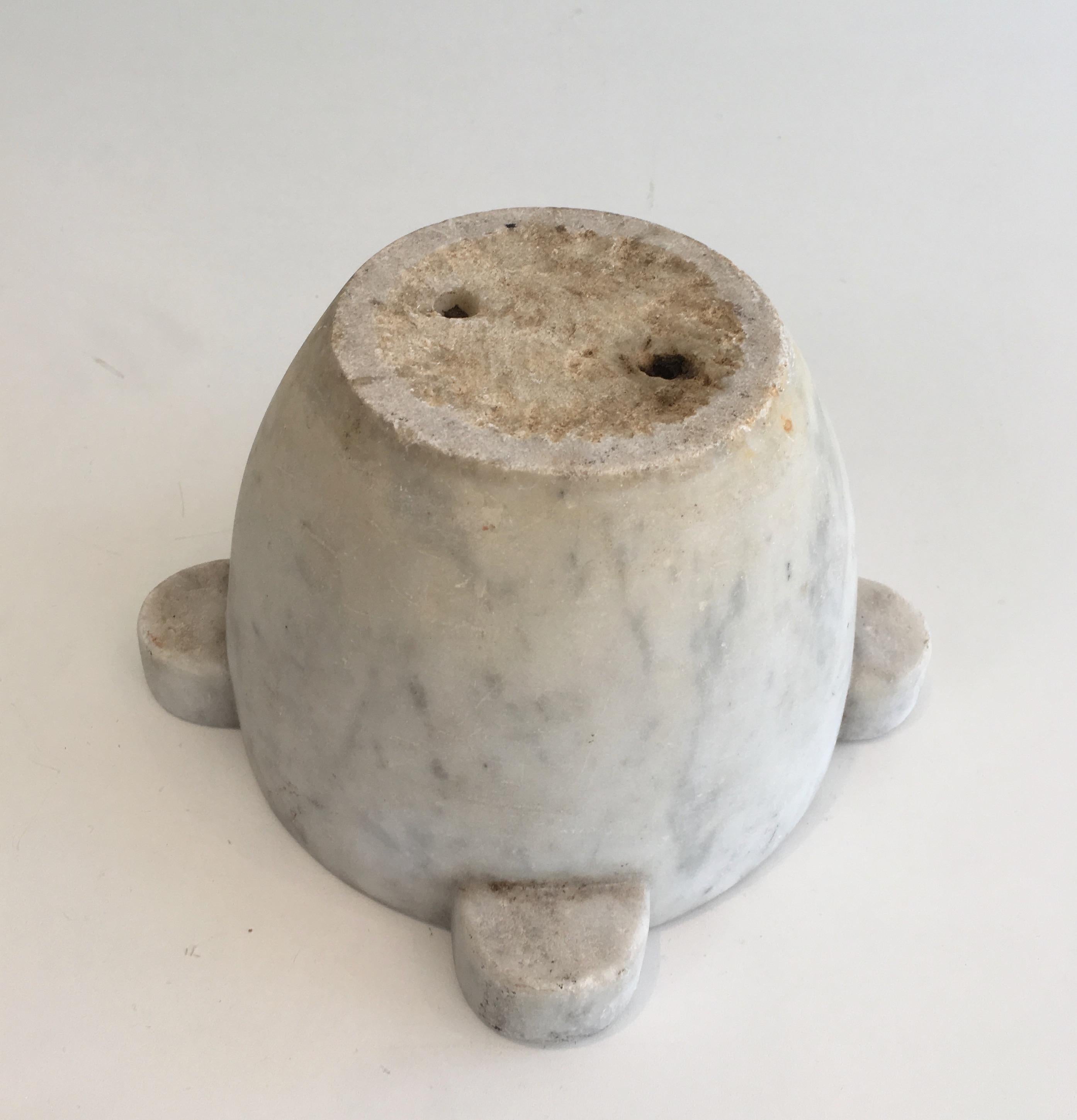 White Marble Mortar with Pestle, French, 18th Century 9