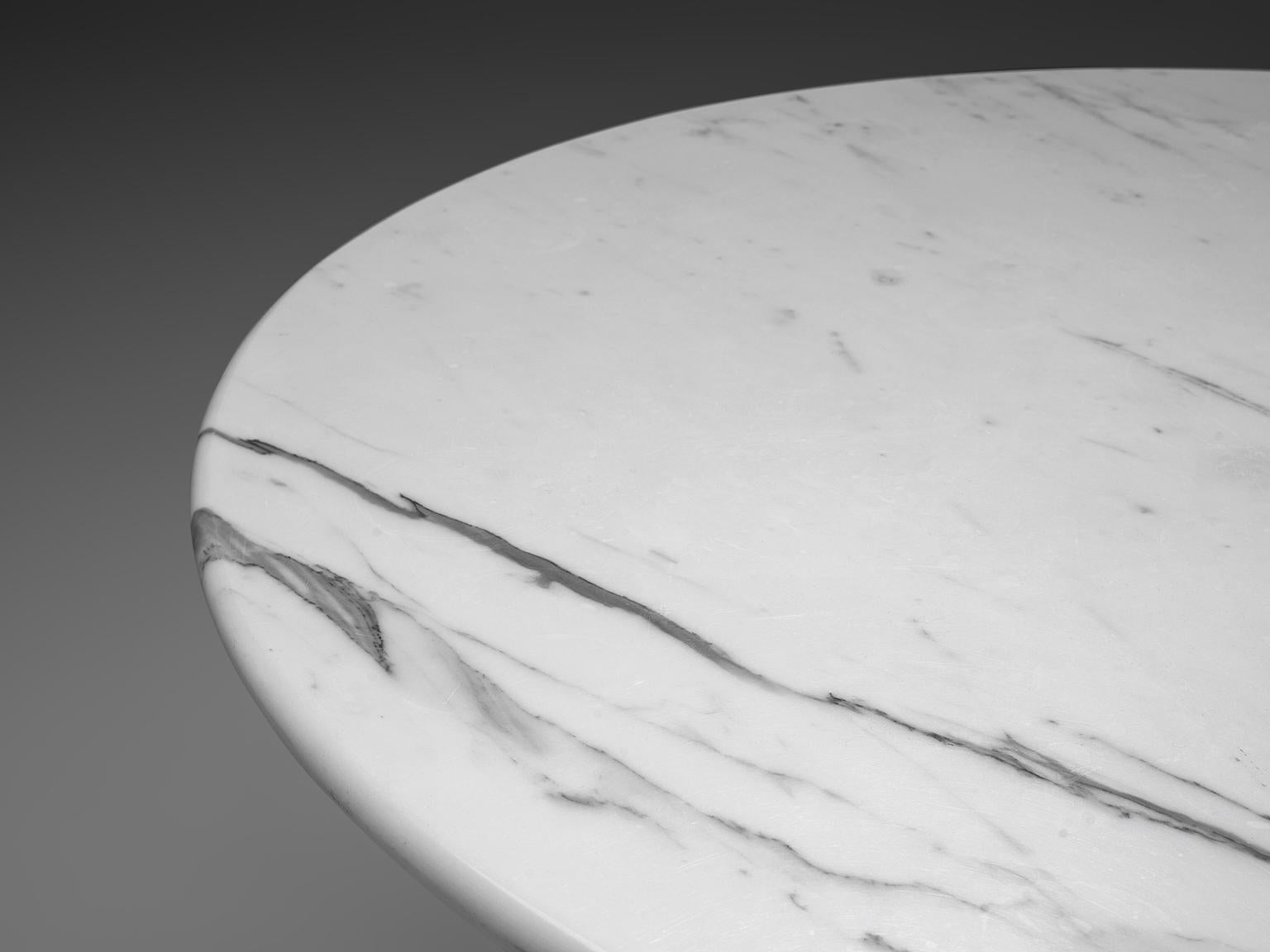 pedestal marble table