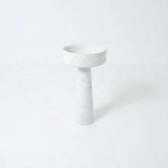 White Marble Planter by Angelo Mangiarotti, Italy 1970s