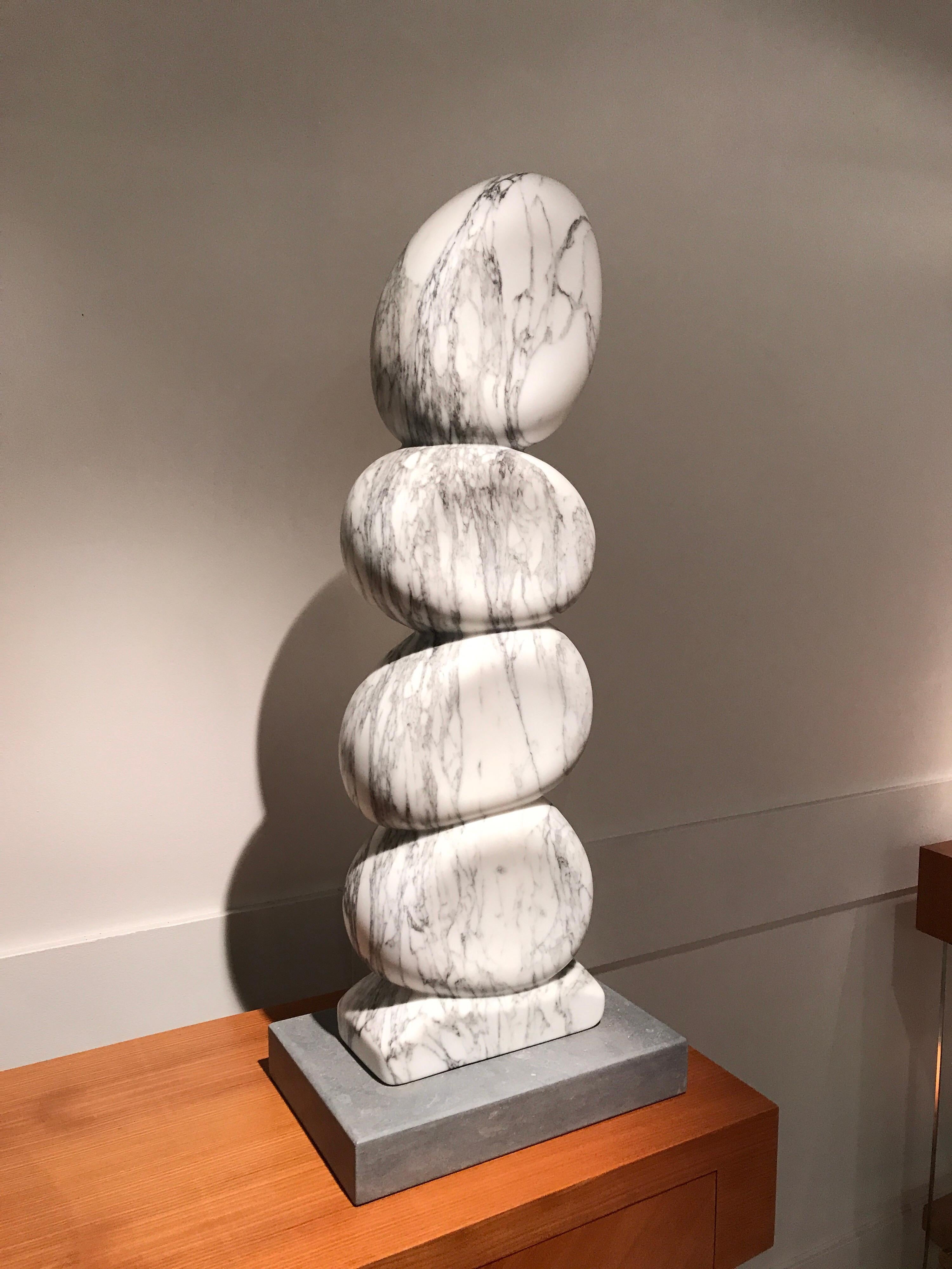 White marble sculpture by Jean Frederic Bourdier
Signed j F Bourdier 1987.