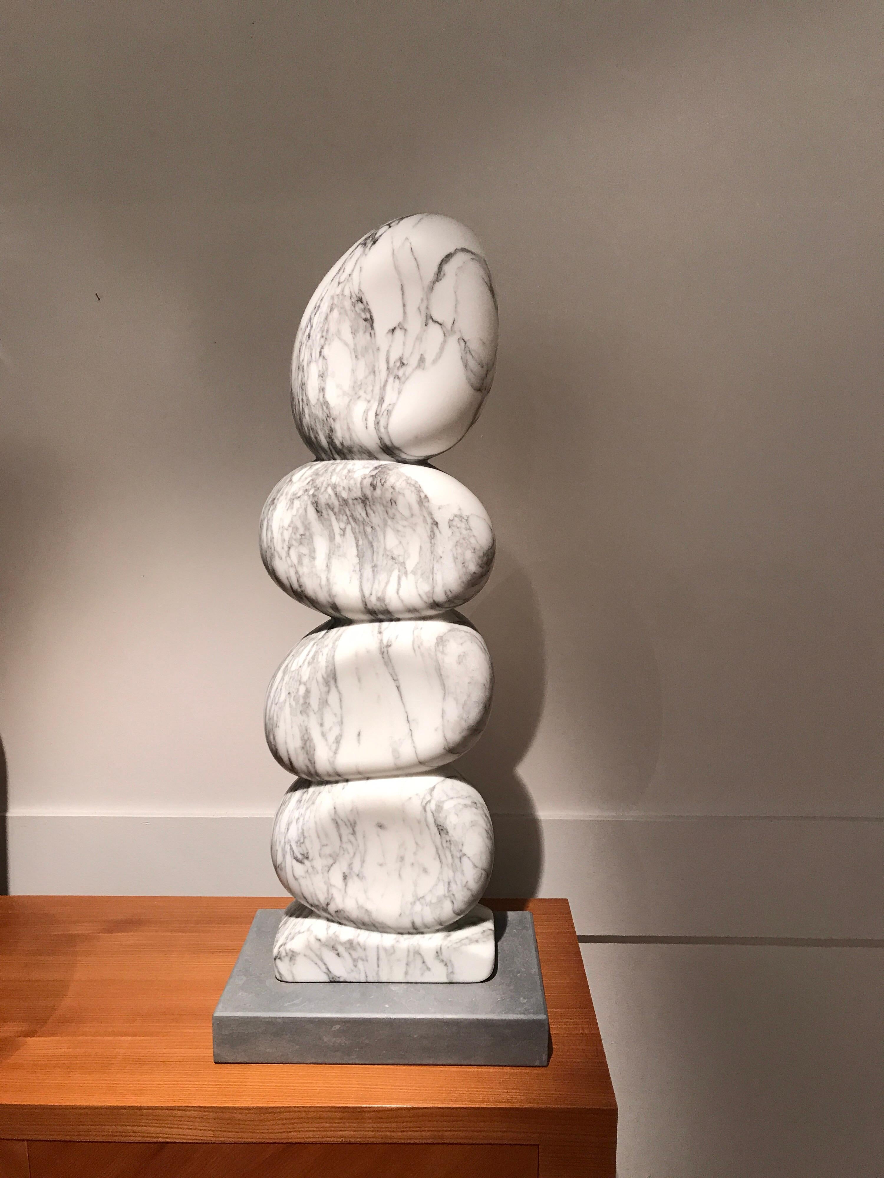 French White Marble Sculpture by Jean Frederic Bourdier