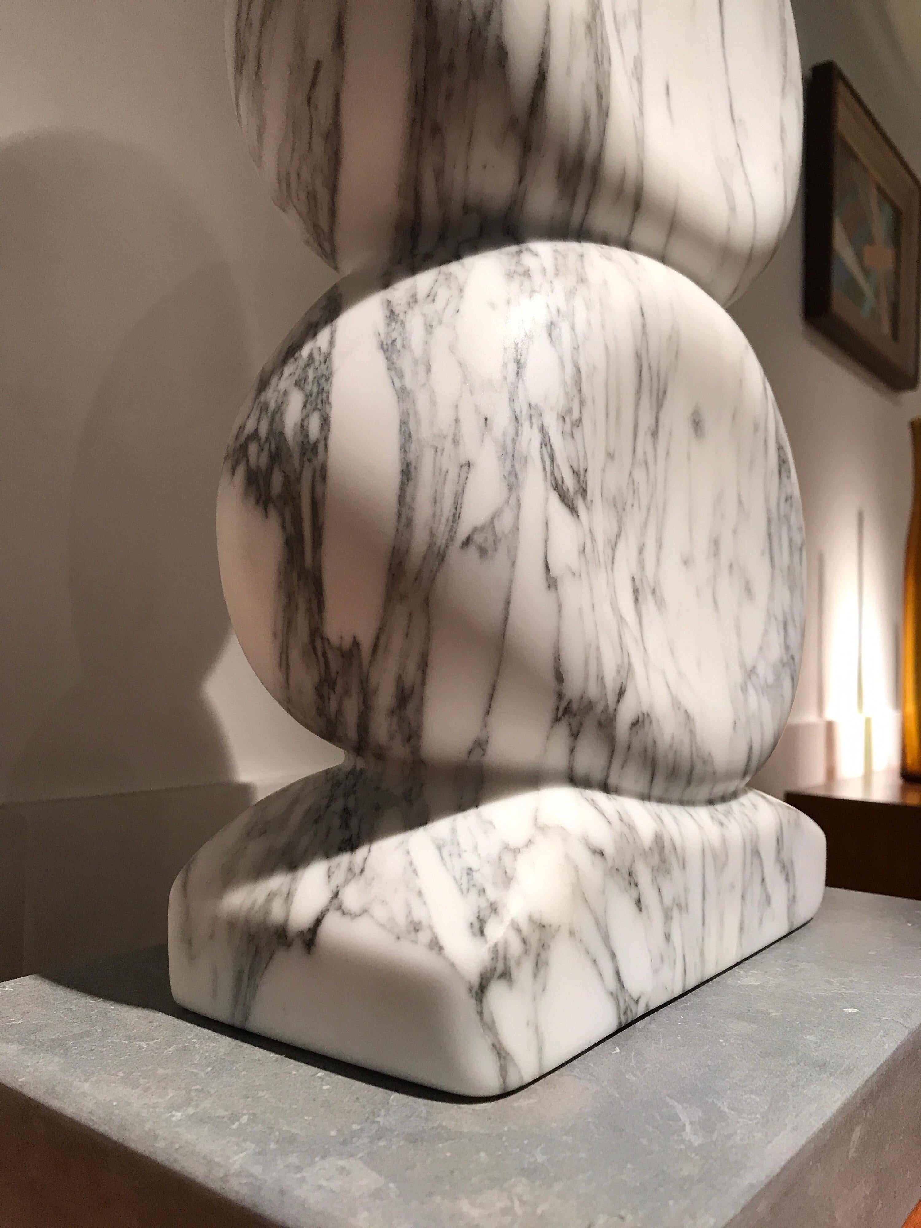 White Marble Sculpture by Jean Frederic Bourdier 1