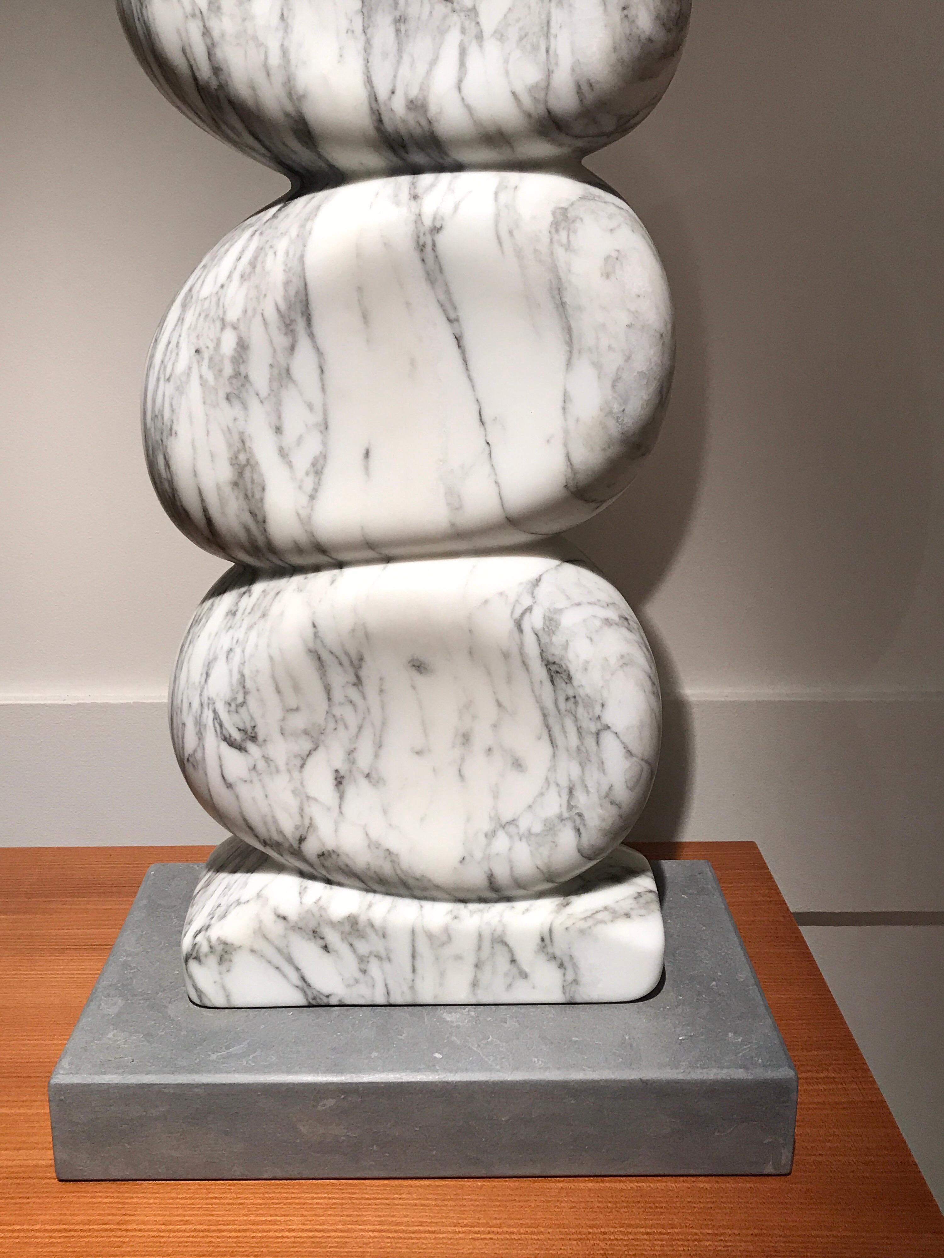 White Marble Sculpture by Jean Frederic Bourdier 2