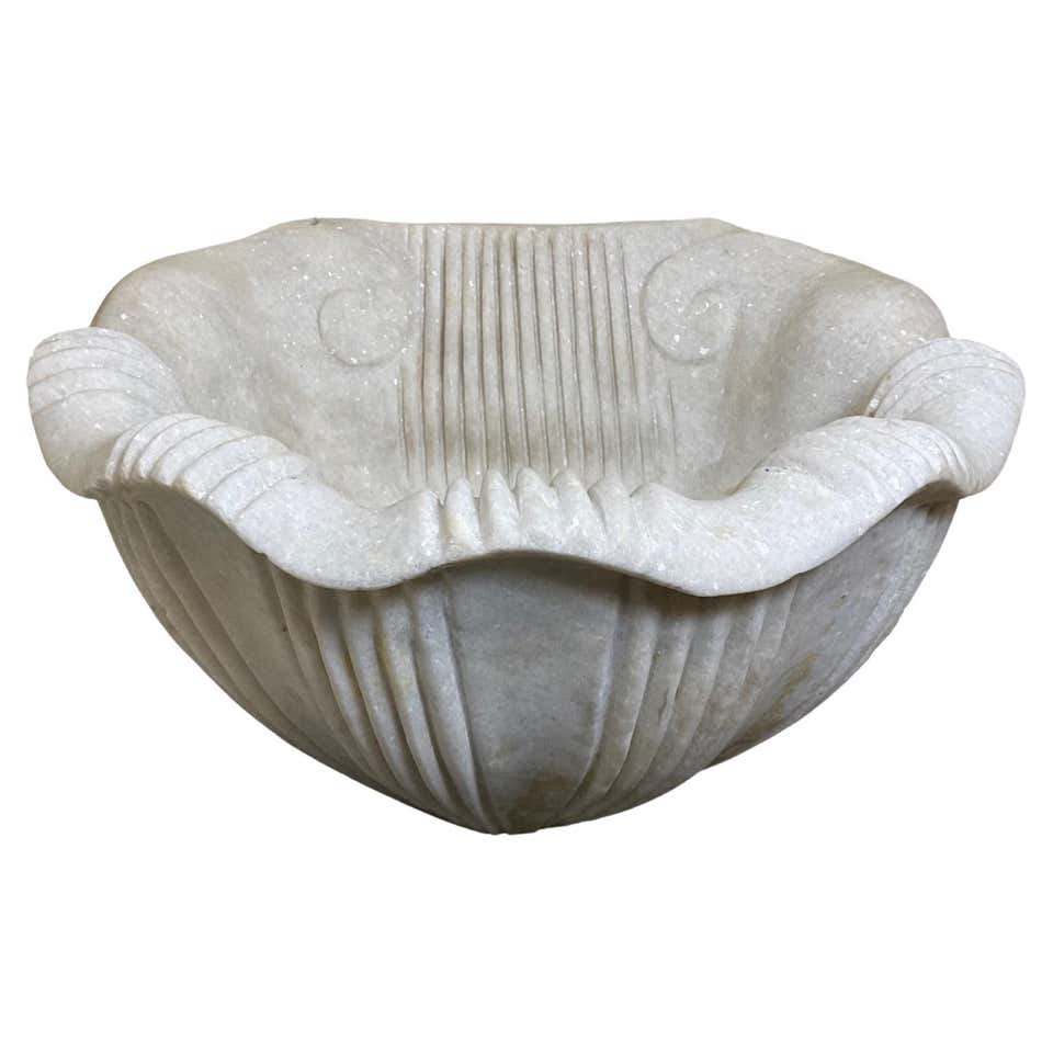 Shell Design Sink Vintage Sherle Wagner Marble Shell Pedestal Sink. at 1stDibs | marble ...