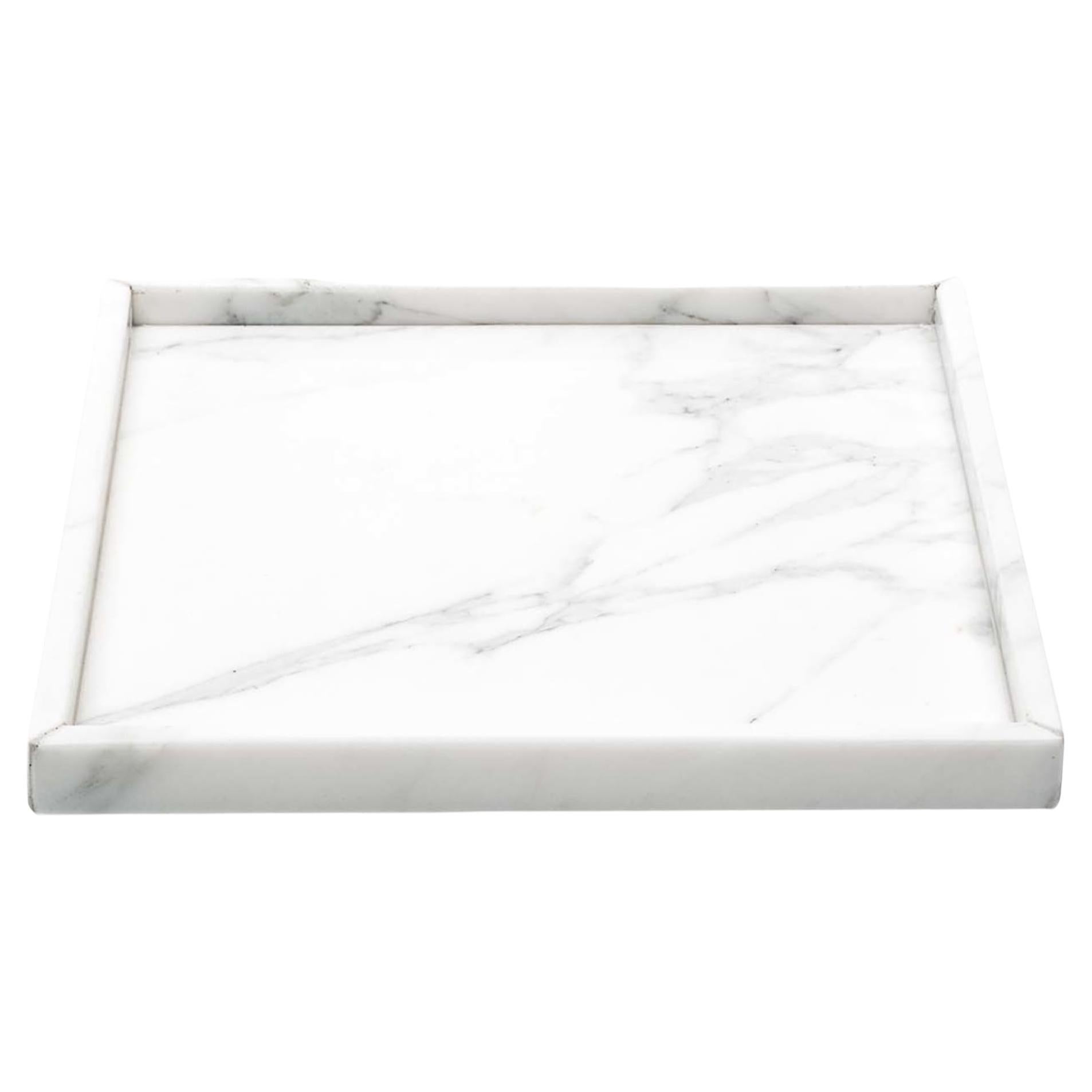 White Marble Spa Tray For Sale