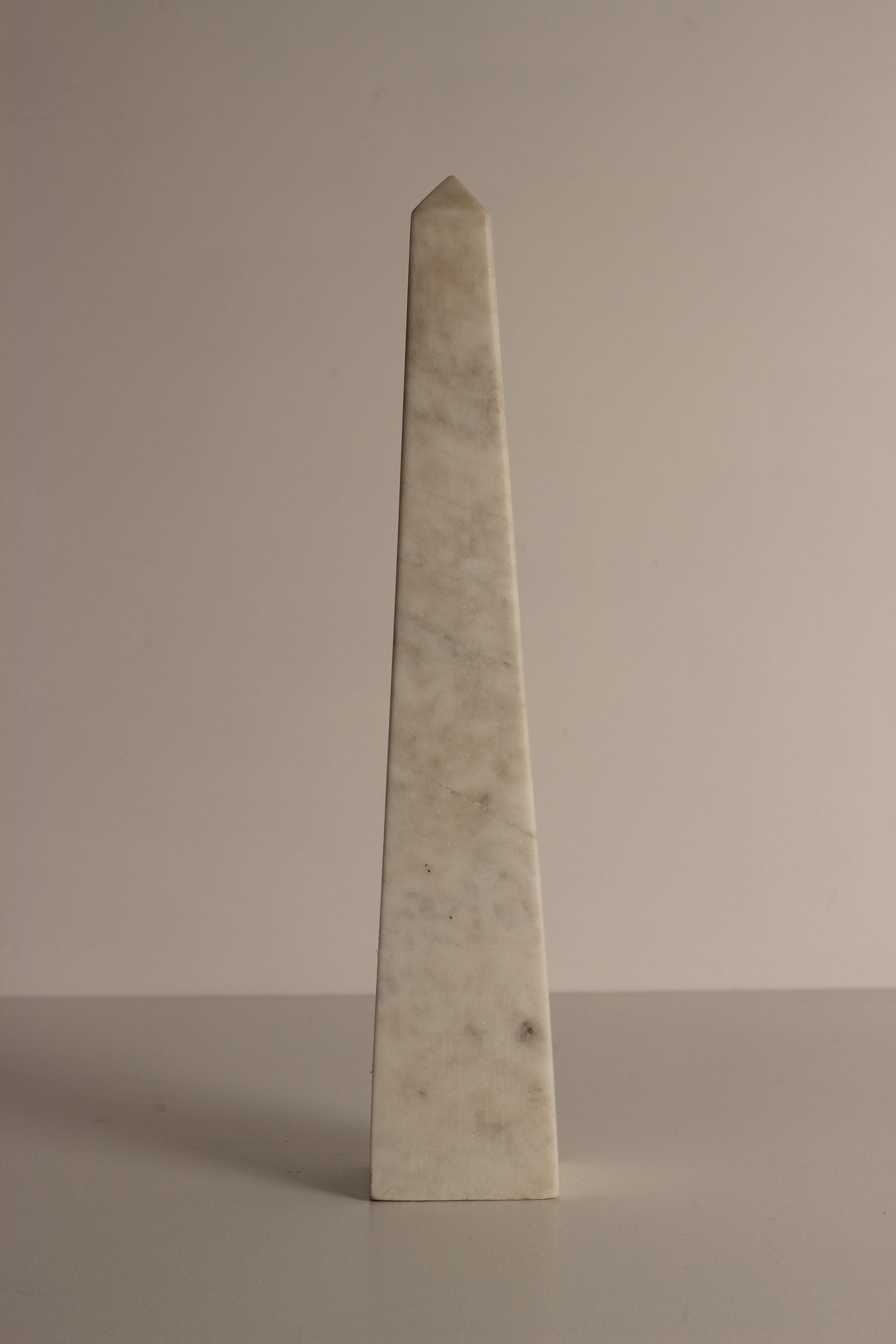 white marble obelisk