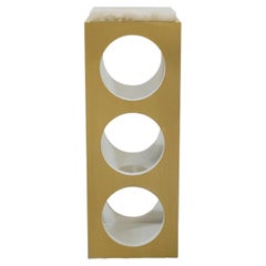 Table d'appoint en marbre blanc Stoplight