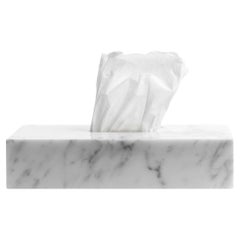 Weißer Marmor Tissue Box