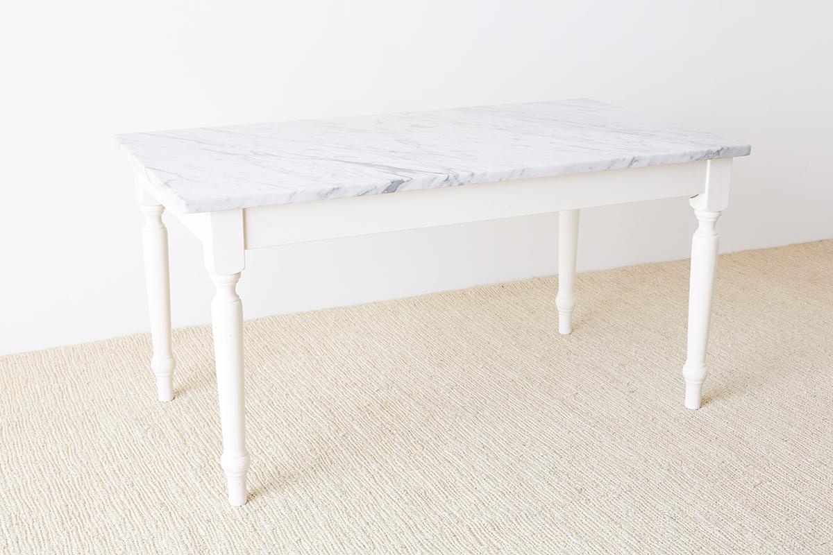 marble farmhouse table