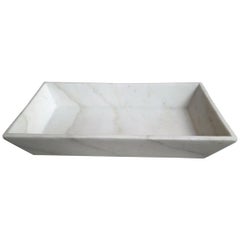 White Marble Tray from India