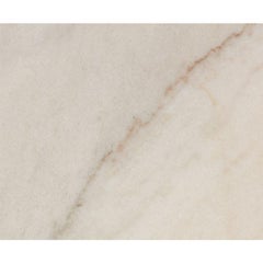 White Marble Tube Black High Table 900mm