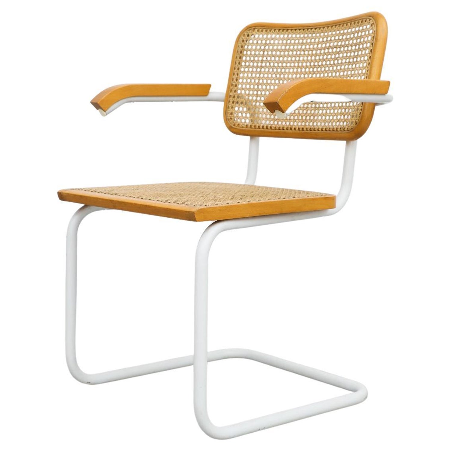 vlinder Niet essentieel Paar Marcel Breuer B64 Design Cesca Side Chair by Gavina, circa 1960 For Sale at  1stDibs