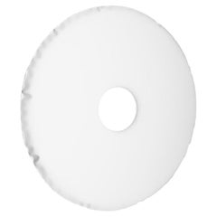 White Matt Rondo 120 Wall Mirror by Zieta