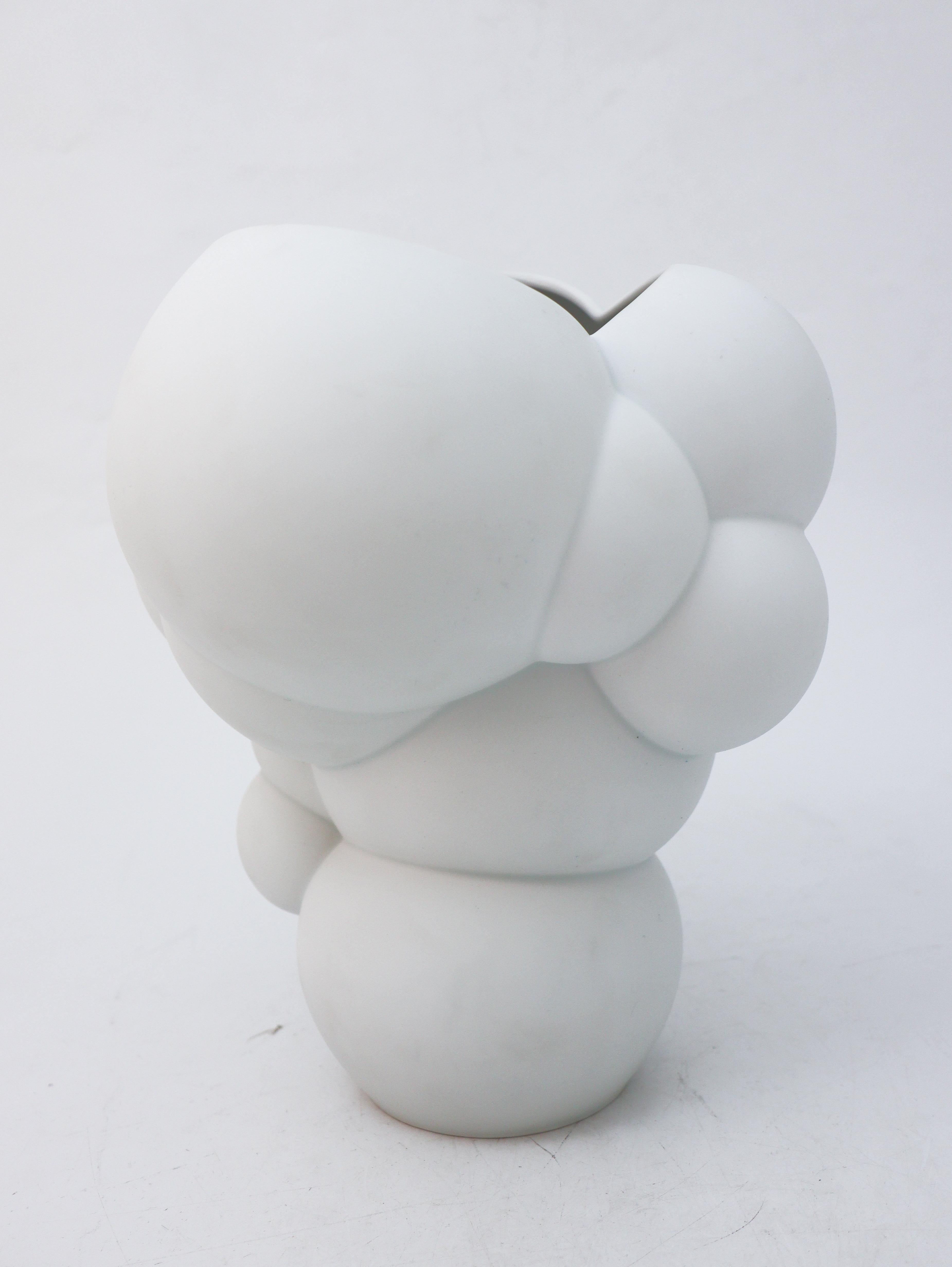 A lovely white porcelain vase with a matte glaze designed at Rosenthal. The vase has a lovely shape, like a cloud or bubbles. It is 26 cm high and in excellent condition.