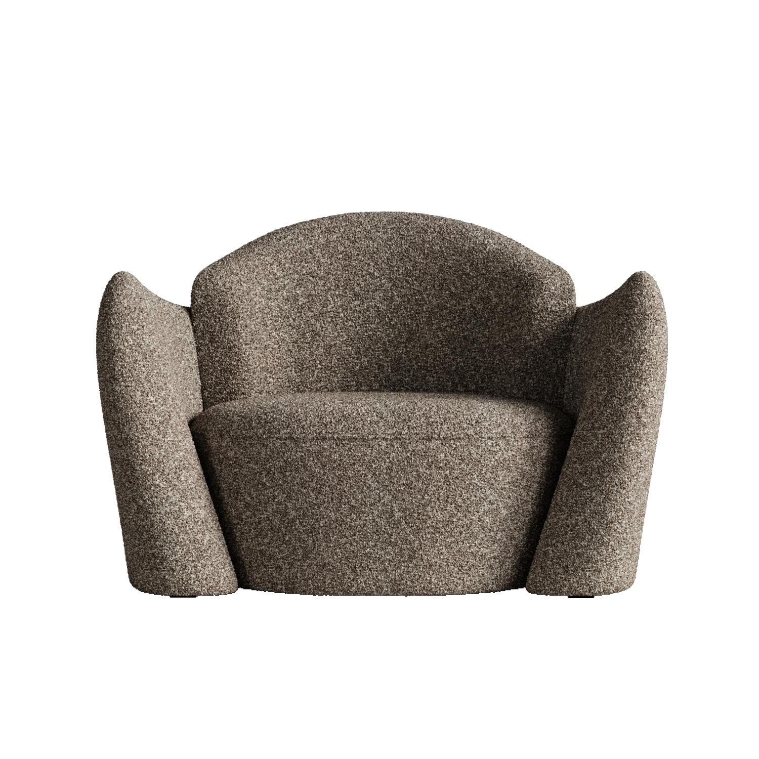 Postmoderne Chaise à mémoire blanche par Plyus Design en vente