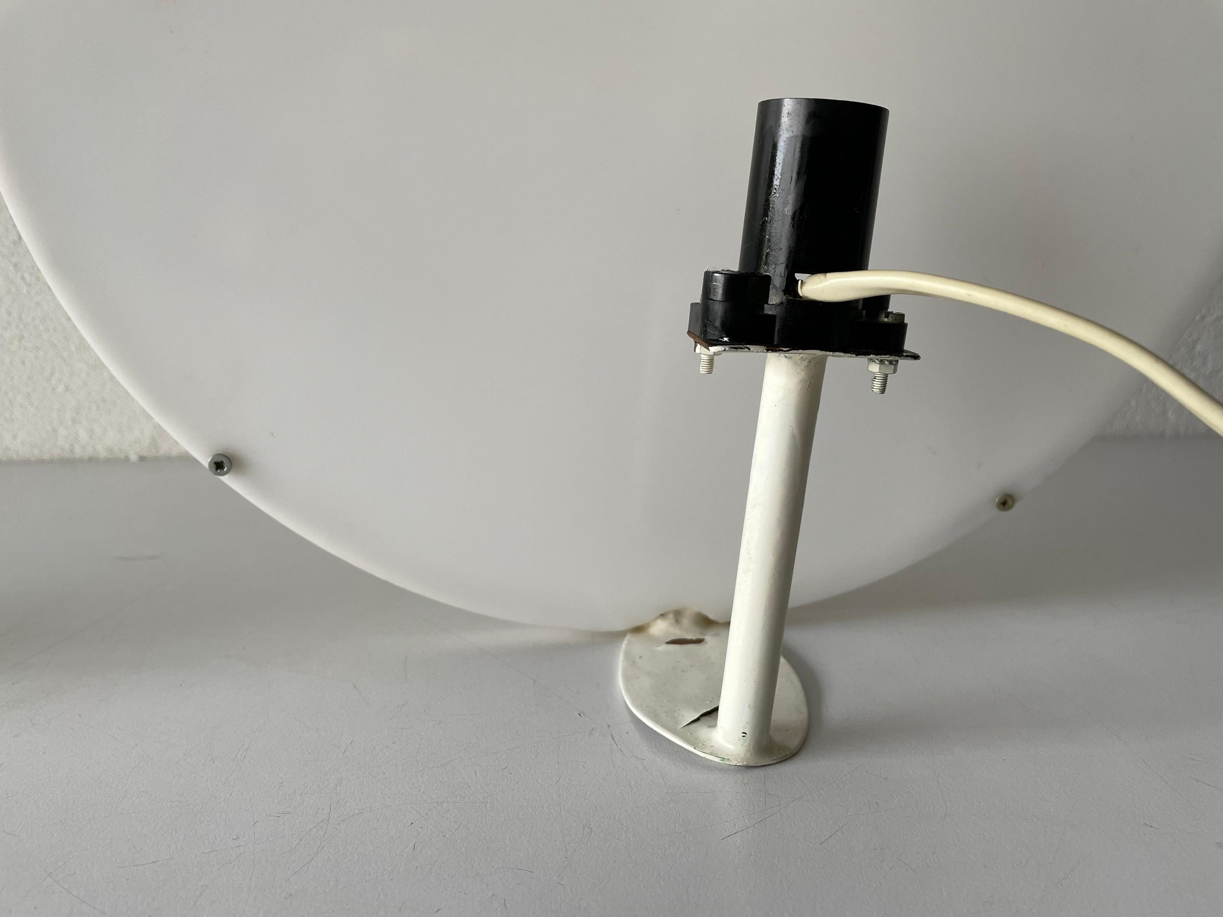 Lámpara de mesa Bicicleta de metal blanco by Zicoli, años 70, Italia en venta 6
