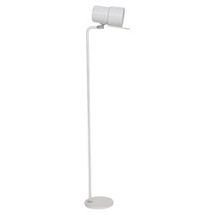 White Metal Floor Lamp, 1960's