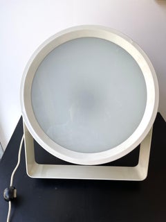 White Metal Lacquered Spot Lamp by Targetti Sankey, Italy, 1970s