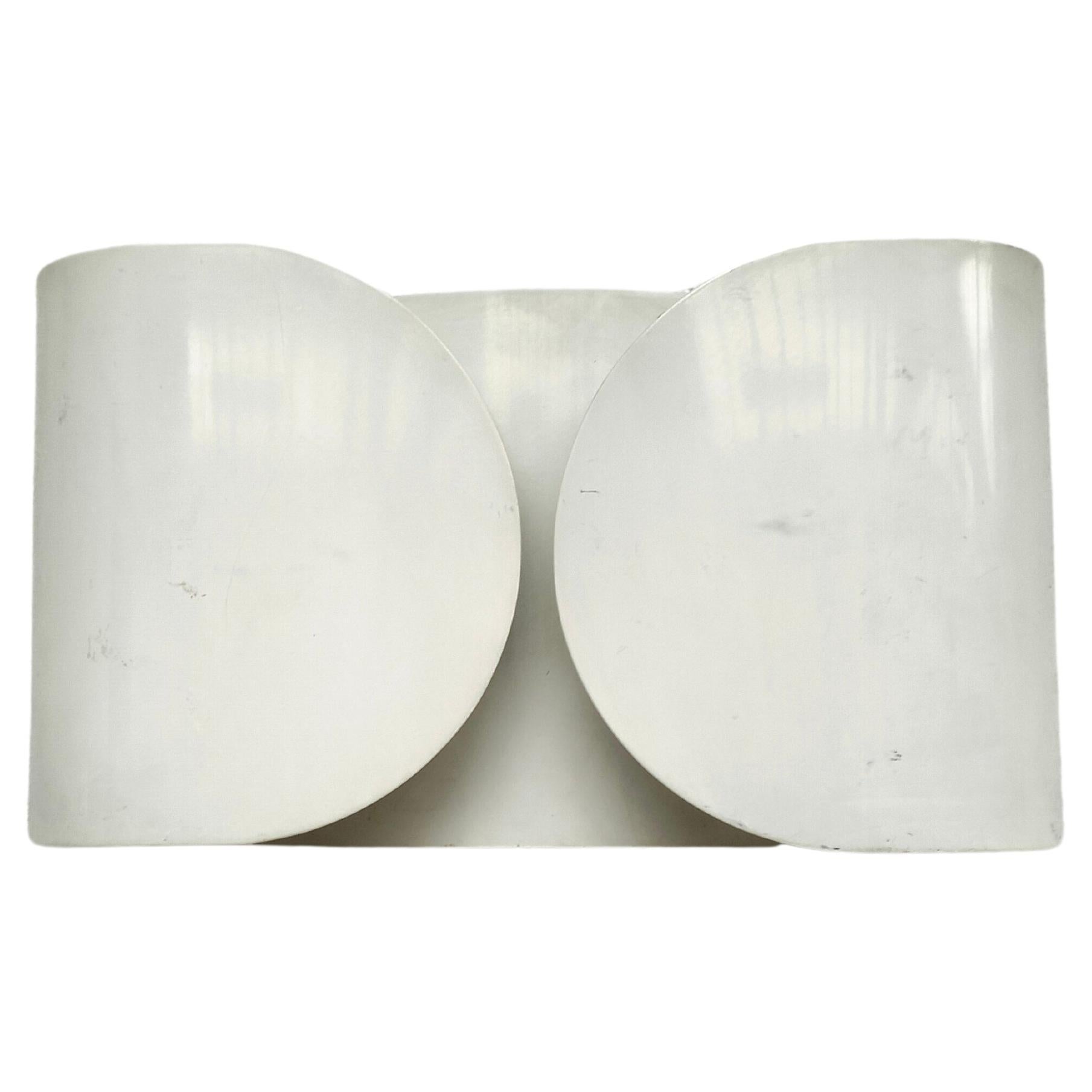 White metal sconce, applique Foglio by Afra e Tobia Scarpa for Flos 60s, 70s For Sale