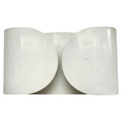 Used White metal sconce, applique Foglio by Afra e Tobia Scarpa for Flos 60s, 70s