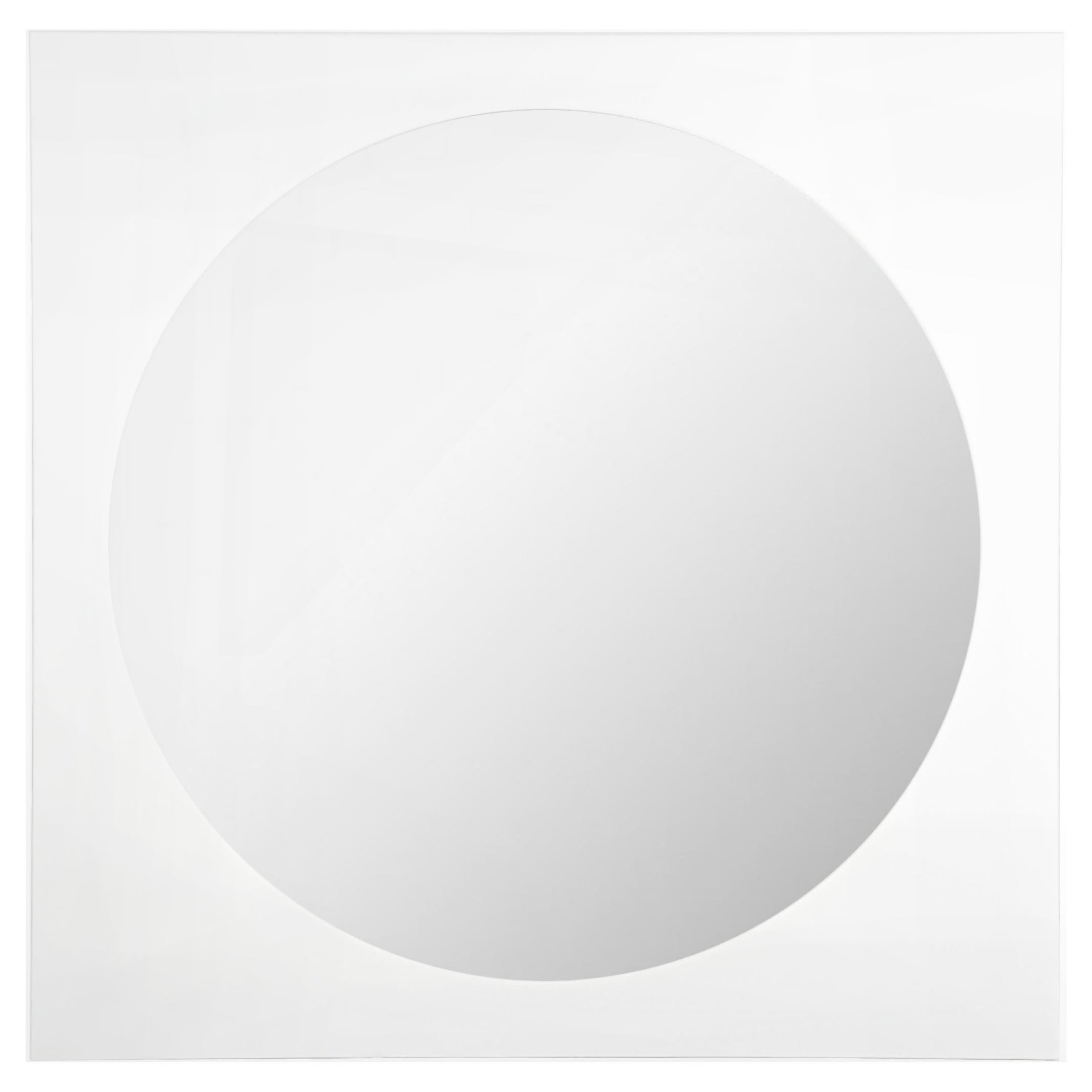 Espejo cuadrado de metacrilato blanco 4724/5 de G. Stoppino para Kartell en venta