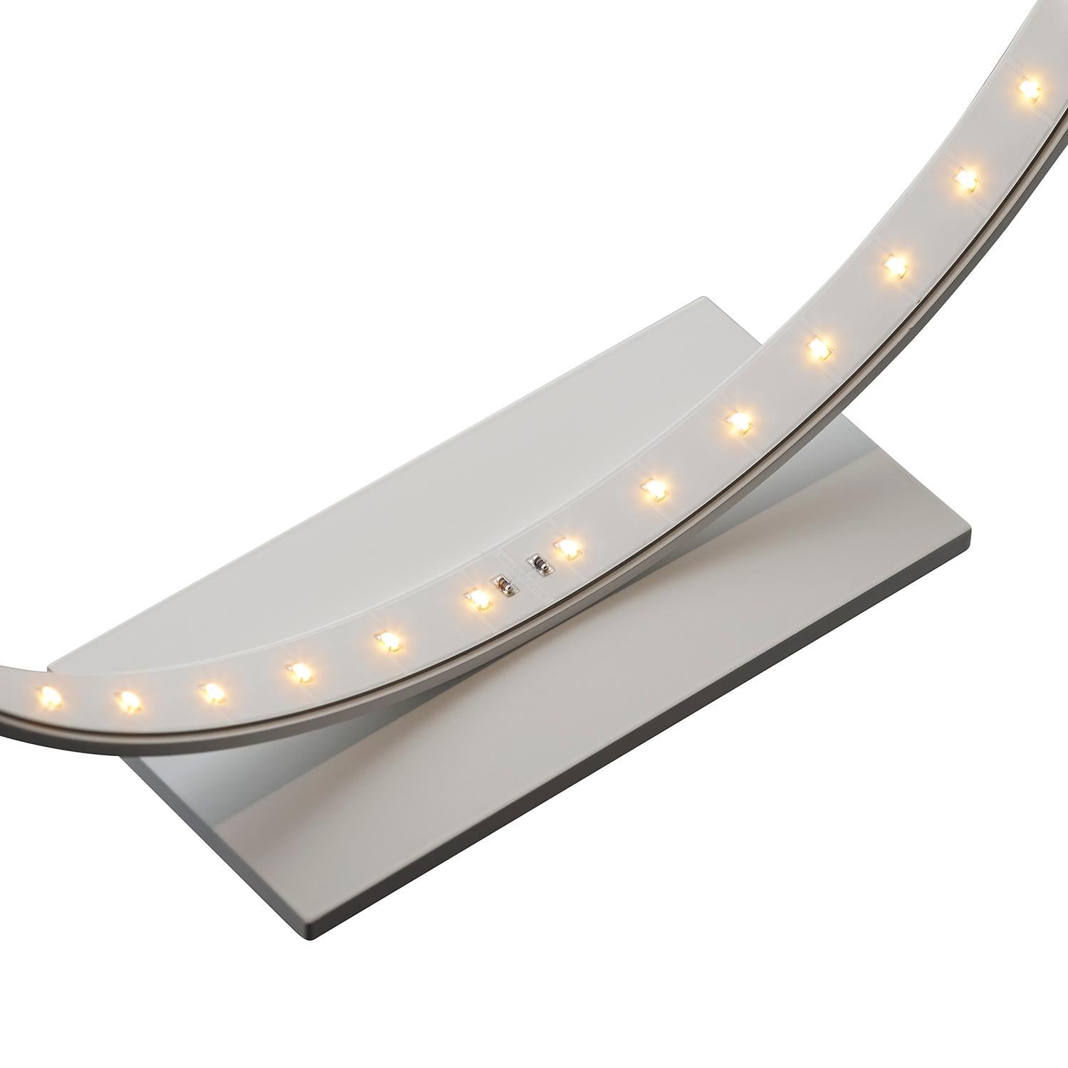 French White Micro Table Lamp by Le Deun Luminaires For Sale