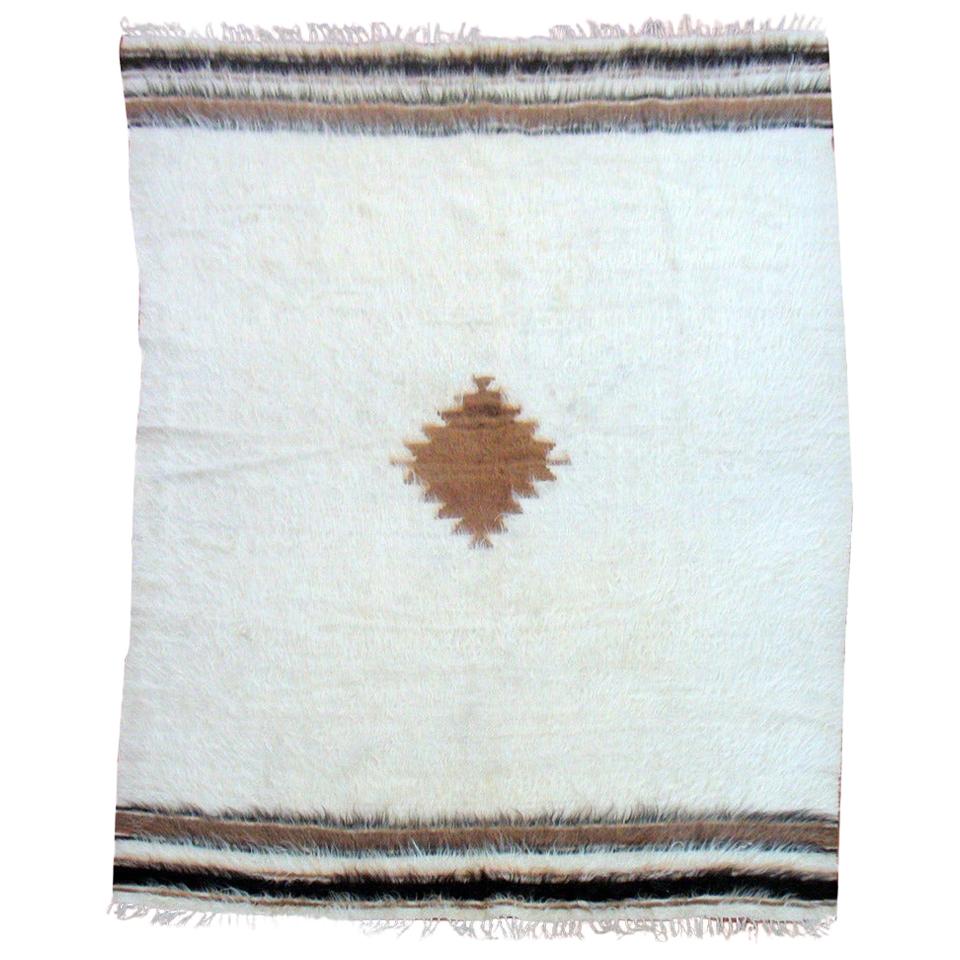 Vintage Mohair Rug at 1stDibs