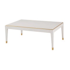 White Mid Century Coffee Table