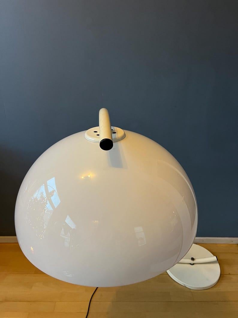 Lampada da terra a fungo flessibile Whiting di metà secolo Dijkstra, anni '70 In condizioni ottime in vendita a ROTTERDAM, ZH